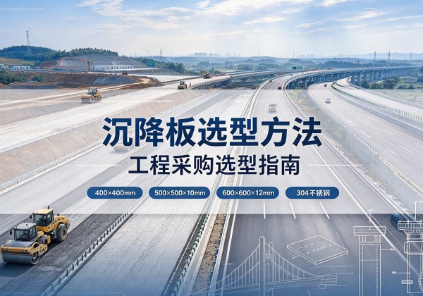 和县沉降板选择方法